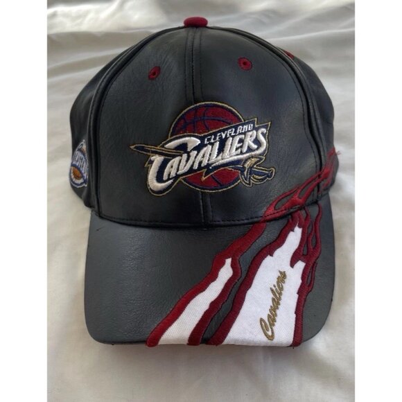 Vintage Cleveland Cavaliers Leather SnapBack Belt Hat Men’s RARE - Picture 10 of 10